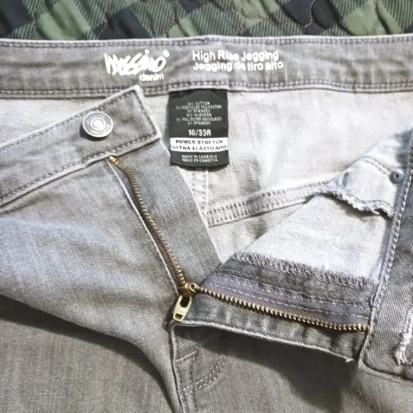 Mossimo Gray High Rise Jeggings Plus Size 16 - Picture 4 of 10